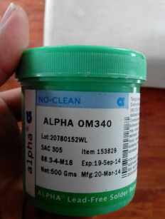 ALPHA OM-340 免清洗无铅锡膏